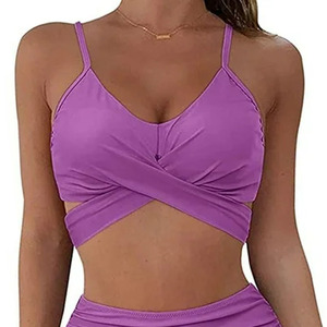 Bikini de Tres Piezas para Mujer, Estampado Animal, Espalda Descubierta, Cintura Alta, Impresión por Sublimación, Sexy, Transpirable, de Secado Rápido y Elegante, Última Tendencia - Product Image 5