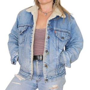 Veste en jean pour femme, design personnalisé, logo de la rue principale, tissu en toile, décontractée, automne-hiver, OEM, brute, respirante, imprimée - Product Image 2