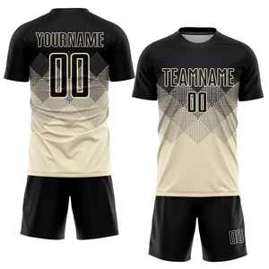 Uniformes de Fútbol Personalizados, Fabricante OEM, Proveedor de Camisetas de Fútbol al Por Mayor, Marca Privada, Poliéster de Doble Tejido de 180 GSM - Product Image 1