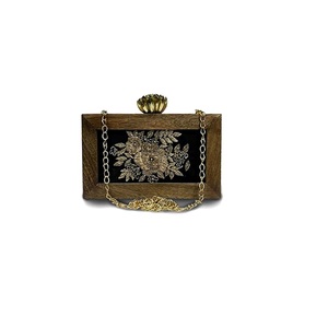 Bolsos de Mano Promocionales de Madera Hechos a Mano en India, Bolsos de Hombro, Bolsos de Mano Únicos de Madera, Logotipo Personalizado, Alta Calidad - Product Image 1