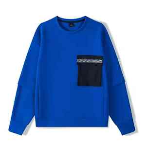 Sudaderas de Hombre Lisas de Alta Calidad OEM, Sudaderas de Manga Larga con Logotipo Personalizado Estampado, Sudaderas con Cuello Redondo - Product Image 3