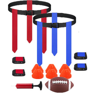 Drapeaux promotionnels d'équipes de football, drapeaux et ceintures de football personnalisables en couleur pour adultes et jeunes, équipement d'entraînement - Product Image 3