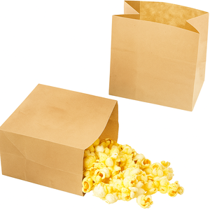 Bolsa de Papel Kraft para Comida para Llevar con Logotipo Personalizado, sin Asas, Hecha de Papel Reciclado - Product Image 5