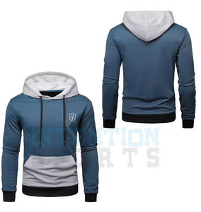 Sudadera con Capucha de Algodón de Alta Calidad, Impresión Digital, Lisa, Teñida, para Hombre, Manga Larga, con Bolsillo, Secado Rápido, Transpirable, para Invierno - Product Image 3