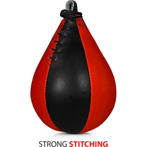Custom High Quality Eco-Friendly Durable Boxing Speed Bag Genuine Leather Reinforced Stitching for Long-Lasting Training - Product Image 5