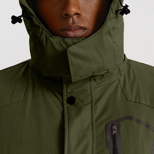 Chaqueta de esquí personalizada para hombre fabricante OEM con forro térmico a prueba de viento impermeable Shell Logo marca y etiquetado - Product Image 3