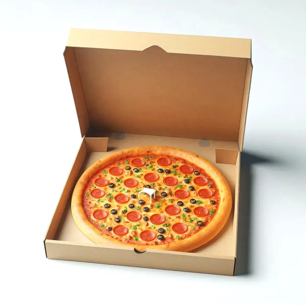 Pizza Pleaser Pack Op Maat Bedrukte Taartdozen Perfect Voor Leveringen Evenementen 2024 Op Maat Gemaakte Groothandelsontwerp Pizzadoos
