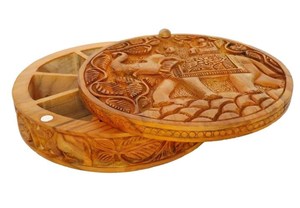 Meilleure vente de boîte à épices élégante en bois d'acacia pour la décoration de la cuisine de la marque ARTISAN AURA - Product Image 2