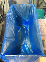 Hoogwaardige ISO9001 gecertificeerde recyclebare PE plastic zak met gusset, >7µm dikte, gepersonaliseerde bedrukking voor voedsel- en vleesverpakkingen
