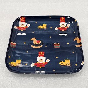 Bandeja marrón artística en forma de hoja con superficie texturizada perfecta para exhibir postres y mejorar la decoración de la Mesa - Product Image 5