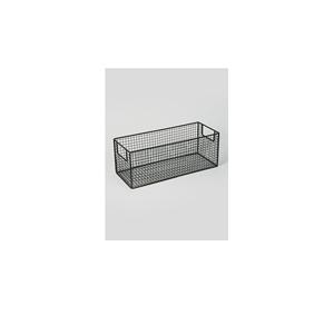 Modern <b>Black</b> Wire Fruit Basket for Kitchen Countertop Metal Mesh Storage <b>Bin</b> with Handles for Pantry Organization & <b>Bread</b> - Product Image 1