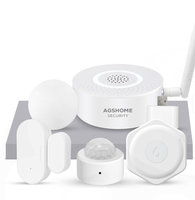 Tuya Smart para Mesh y Zigbee 3.0 Gateway Hub, Puente Inalámbrico para Hogar Inteligente con Sirena ABS Integrada y Sensor de Movimiento PIR