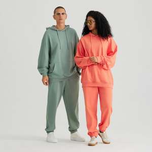 Sudaderas con capucha y sudaderas de algodón 100% para hombre, sudaderas con capucha lisas en blanco, logotipo personalizado, ropa bordada, conjunto de Sudadera con capucha de felpa, sudaderas con capucha Unisex - Product Image 3