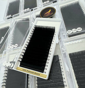 Pestañas Pre-fabricadas 3D/4D/5D/6D/12D/20D, Curvatura C y D Natural, Bandejas de Pestañas Cortas para Vapor, Extensión de Pestañas, Marca Privada - Product Image 3