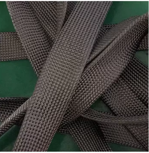 Manchon tressé en fibre de carbone extensible 3K, application à haute température et haute température avec gaine électrique. - Product Image 4