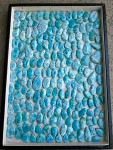 Larimar belleza durmiente Piedra Natural Larimar forma de mezcla lote de piedras preciosas sueltas cabujón fabricación de joyas precio al por mayor Lote - Product Image 4