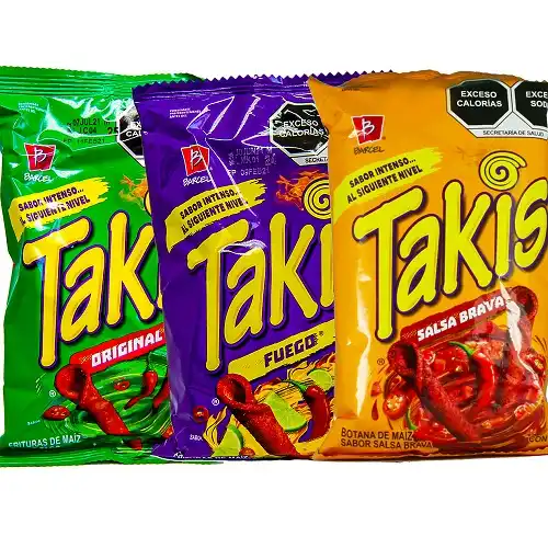Barcel Takis Fuego Hot Chili Pepper & Lime Tortilla Chips (3.2 oz