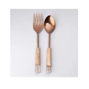 Servidor de ensaladas de Metal de alta calidad, nuevo aspecto, utensilios de cocina, cubiertos de Metal, nuevo diseño exclusivo - Product Image 6