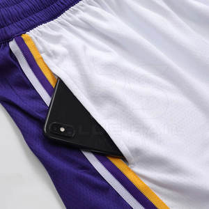 Pantalones cortos de baloncesto de malla para hombre de alta calidad 2025, pantalones cortos atléticos para gimnasio, pantalones cortos de entrenamiento para correr con bolsillos - Product Image 3