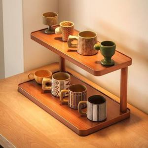 Elegant PS Desktop Cup Holder Rack for Coffee Cups <b>Tea</b> Sets Water Cups - Product Image 2