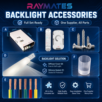 Panneau diffuseur LED ultra-mince professionnel pour rétroéclairage de pierre, mur de réception, îlots de cuisine, comptoirs d'exposition