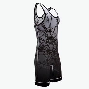 เสื้อกล้ามนักมวยปล้ำยกน้ำหนักแบบมืออาชีพสำหรับทุกเพศกำหนดสีและขนาดสแปนเด็กซ์/ โพลีเอสเตอร์ - Product Image 2