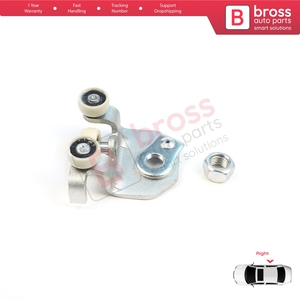 Galet de guidage supérieur de porte coulissante droite BDP1658 pour Jumper Relay Peugeot Boxer Ducato MK3 250 2006-actuel 1344234080 - Product Image 3