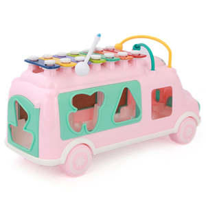 Autobús Colorido y Alegre con Instrumento Musical - Rosa - Product Image 5