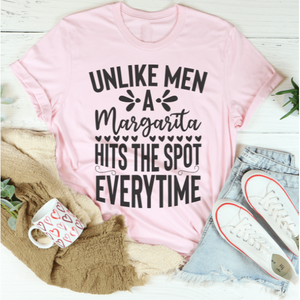 Maglietta A163ser da Donna 'A Margarita Hits the Spot Everytime' per Comfort e Stile - Product Image 3