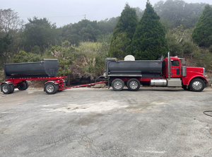 Camión Volquete Usado Listo para Trabajar, Modelos 2016 y 2015, Peterbilt 388, Remolques Reliance 2018, Camión Volquete Automático - Product Image 2