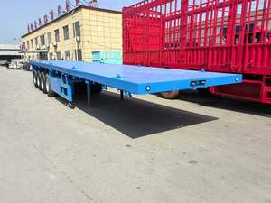 Semirremolque de Acero Azul con Laterales Abatibles, Tres Ejes, para Transporte de Contenedores y Carga a Granel - Product Image 2