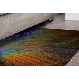 Tapis moderne imprimé en 3D, tapis de couloir vibrant pour salon et cuisine, tapis doux non tissé - Product Image 4