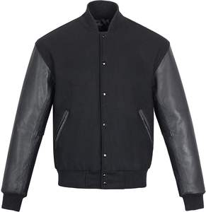Veste Letterman Varsity en cuir de laine de qualité supérieure unisexe nouvelle capuche en toile d'hiver d'une seule pièce directement du fabricant - Product Image 1