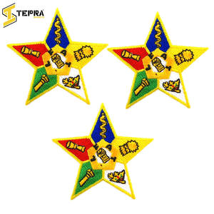 Parches de bordado deportivo Tepra hechos a medida de alta calidad, nueva llegada, logotipos de fieltro con forma de flor, tela de PVC, tarifa al por mayor para sombreros - Product Image 3