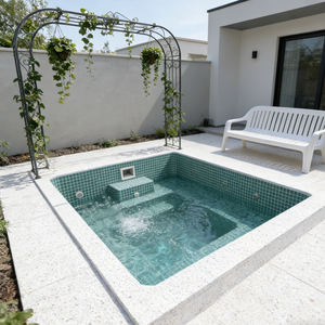 Piscina de Fibra de Vidrio Personalizable de Primera Calidad con Jets de Masaje, Control de Temperatura Ajustable e Iluminación LED - Product Image 2