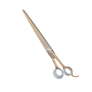 กรรไกรเล็มขนสัตว์เลี้ยงชั้นนำแบบมืออาชีพกรรไกรตัดขนสัตว์เลี้ยงคุณภาพสูงสีเงิน6.5นิ้ว - Product Image 2