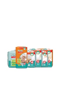 Couches-culottes jetables PERLA pour bébés, avec protection anti-fuites en pulpe de cellulose et SAP japonais, Tailles 3 à 7, Fabriquées en Turquie - Product Image 5