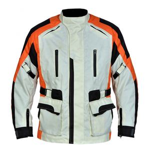Blouson de moto avec soutien dorsal, course automobile, grande taille, imperméable, respirant, coupe-vent, anti-UV, unisexe, % polyester Cordura - Product Image 5