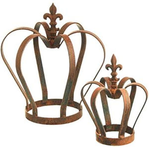 Ensemble de 2 bougeoirs en métal forgé en forme de couronne pour la maison, les fêtes, les festivals, la décoration de table de ferme, la décoration de Noël - Product Image 3