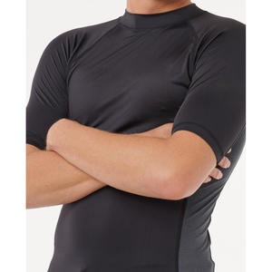 Vente en gros de haute qualité avec logo personnalisé chemises de bain Jiu Jitsu Fitness imprimées à manches courtes MMA pour hommes Bjj Rash guard - Product Image 5