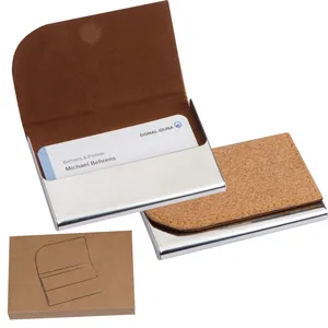 Porta Biglietti da Visita e Note Personalizzato Roberto Cork - Gadget Unico per l'Organizzazione - Product Image 1