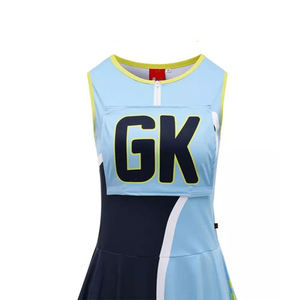 Conjunto de logotipo de diseño original de vestido de uniforme Netball deportivo para mujer - Product Image 4