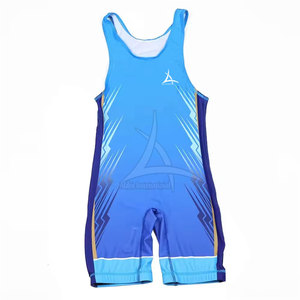 Custom Breathable High Quality Eco-Friendly Quick Dry Wrestling <b>Singlet</b> for <b>Men</b> Adults Printed Custom Design Sportswear - Product Image 1