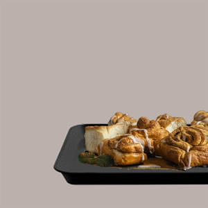 10 pièces plateaux en bois rectangulaires noirs 27.5x20 H2cm affichage de comptoir pour le service de nourriture et décor d'hôtel OEM/ODM bienvenue - Product Image 4