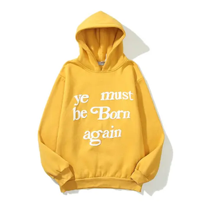 Sudadera con capucha unisex de gran tamaño de peso pesado mínimo bajo 100% algodón de Terry francés para hombre del fabricante personalizado logotipo 3D para estampado de hojaldre Wint - Product Image 1