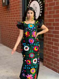 2024 femmes été élégant Floral Festa haute qualité longue Robe de soirée de mariage Femme Vintage a-ligne Boutique décontracté Maxi Robe - Product Image 4