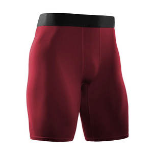 Short de fitness pour homme Séchage rapide Été Style formel Maille respirante Logo personnalisé Short de sport de gymnastique en toile de coton teint uni - Product Image 5