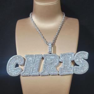 จี้เพชรสีขาวทองแท้14K 18K สำหรับผู้ชายได้รับการรับรองจาก Hip Hop จี้เพชร Moissanite - Product Image 2