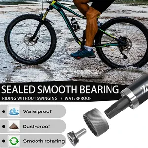BUCKLOS 110,5/113/116/152/156/166/174mm adecuado para centro de bicicleta de montaña soporte inferior de bicicleta deportiva - Product Image 6