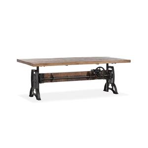 Mesa de Comedor Cuadrada Industrial de Madera Maciza de Lujo con Altura Ajustable, Muebles para el Hogar, Juego de Comedor de 6 Plazas para Uso en Hoteles - Product Image 4